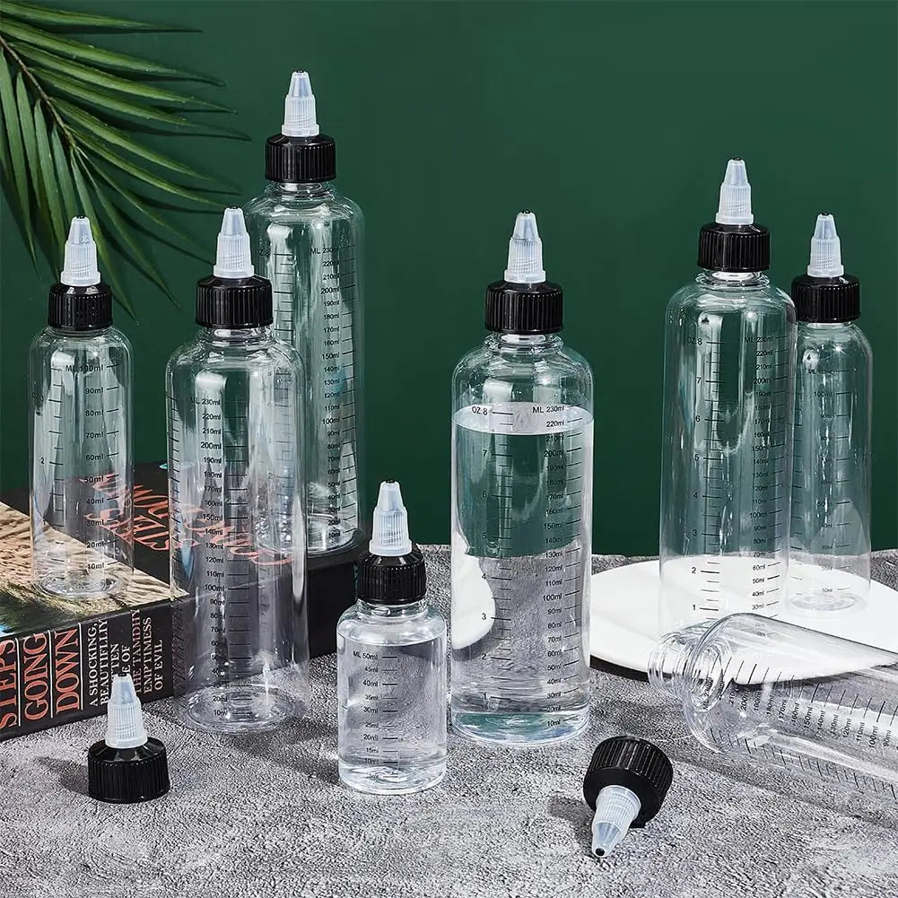 1Pcs 30ml/60ml/100ml/120ml/250ml Plastic PET Juice Liquid Capacity