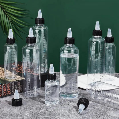 1Pcs 30ml/60ml/100ml/120ml/250ml Plastic PET Juice Liquid Capacity