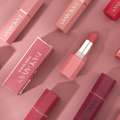 1pc matte lipstick, non easy to stick cup, non fading, matte,