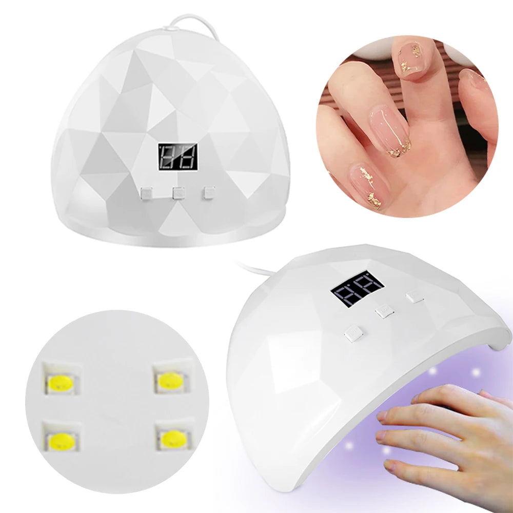 LULAA 88W Nail Dryer Lamp UV Light For Nails Eyes Protection UV Lamp