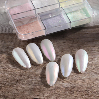 Moonlight Mirror Nails Powder Metallic Chrome Effect Pigments Gel