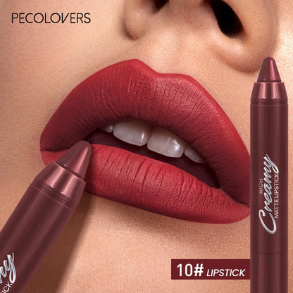 Multiple Colors Matte Lip Liner, Use As Lip Liner and Lipstick, Easy