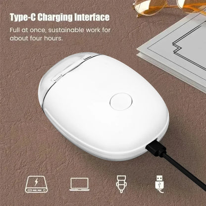 2 IN 1 Electric Nail Clipper Cutter With LED Light Automatic Nail