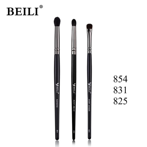 3pcs Makeup Brush Set,Blade eyeliner brush fine oblique head eyebrow