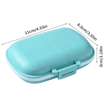 8 Grids Mini Pill Case Plastic Travel Medicine Box Cute Small Tablet