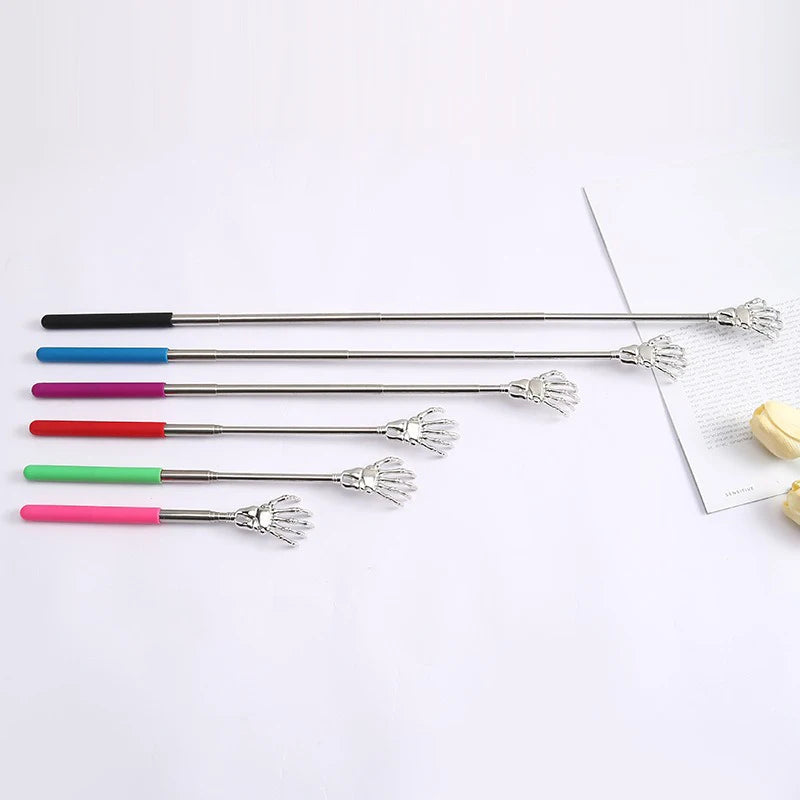1 Piece Extendable Back Scratcher Portable Telescoping Metal Stainless