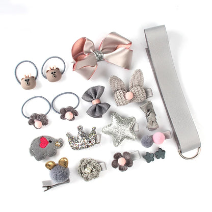 Girls 18 Pcs hair clip set Cute Hair Accessories