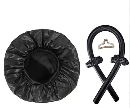 Newly Satin Night Hair Cap Women's Solid Sleeping Hat Sleep Care