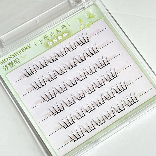 Natural Cosplay False Eyelashes No Glue Need Eyelash Clusters False