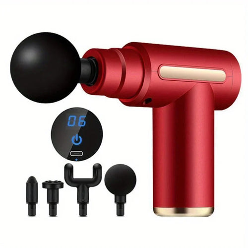 Portable Fascial Massage Gun Electric Percussion Pistol Massager Body