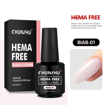 CHUNSHU Hema FREE Construction UV Gel 18ml Builder Nail Gel In A