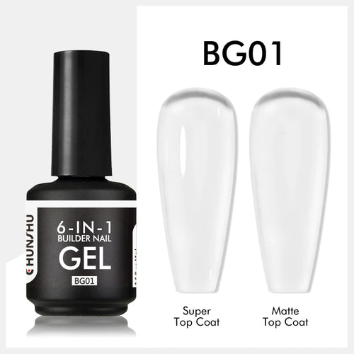CHUNSHU 6 IN 1 Extension UV Gel Polish In A bottle Builder Nail Gel
