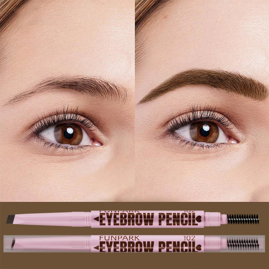 2 in1 Eyebrow pencil professional Cosmetics makeup for women 5 Colors