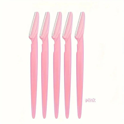 3/5/6/12/24Pcs Multifunction Eyebrow Razor Kit - Precise Trimming,
