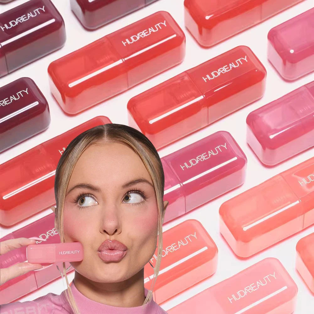 Huda Beauty Blush Filter Soft Glow Liquid Blush Shiny Lip Gloss