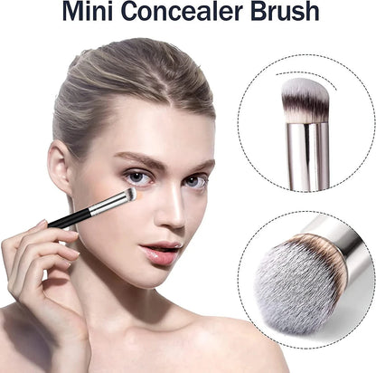 1/2/5 pcs Foundation Concealer Brush, Premium Contour Blusher Brushes,