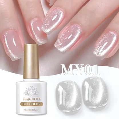 BORN PRETTY 10ml Water Light Cat Gel Ultra Shine Sparkling Glitter