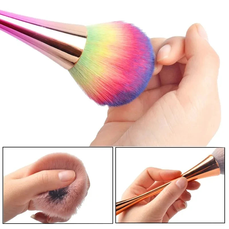 Nail Dust Cleaning Brush 7 Styles Professional Nail Art Make Up
