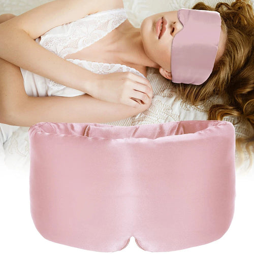Adjustable Silk Sleep Mask for Side Sleeper,Eye Mask Sleeping for