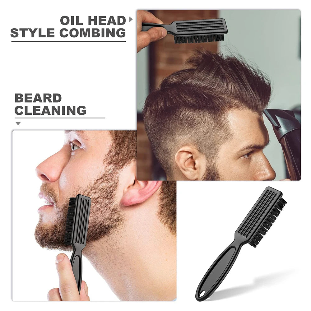 Barber Neck Duster Brush Sets Plastic Handle Hairdressing Soft Hair