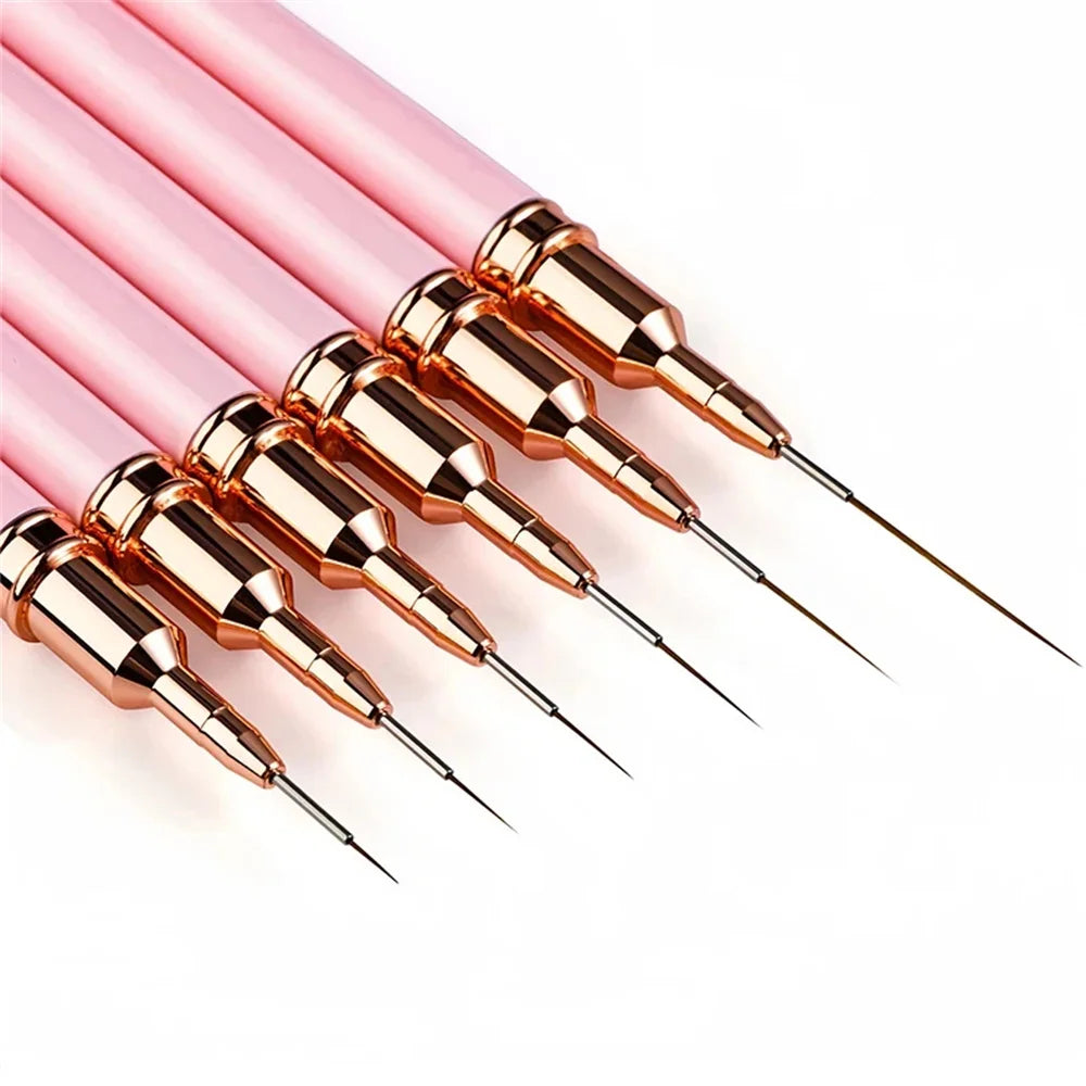 LULAA Nail Art Liner Brushes Painting Detail Nail Brushes for Nail Art