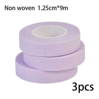 1/3/5 Rolls Eyelashes Extension Tape PE Adhesive Tools Under Eye Pads