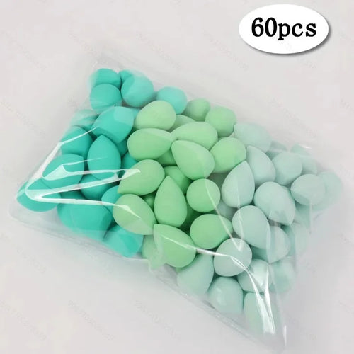 3/20/60Pcs Portable Reusable Water Drop Shape Mini Blender Sponge