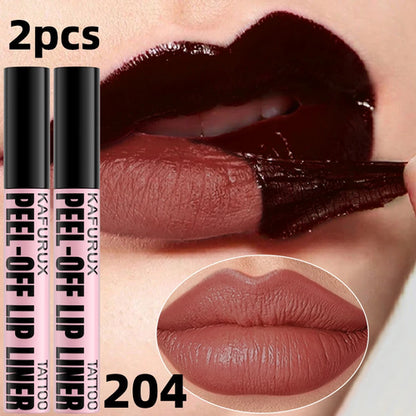 7 Colors Peel Off Lip Stain Reveal Long Lasting Waterproof Pink Lip
