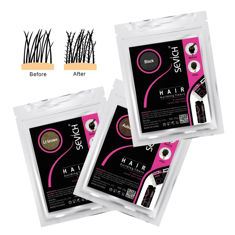 SEVICH Hair Fiber 100g Keratin Hair Fiber Thickening powder Hair