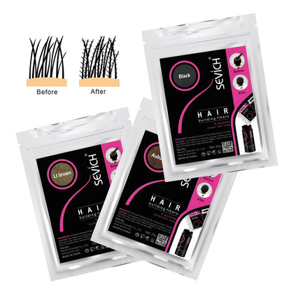 SEVICH Hair Fiber 100g Keratin Hair Fiber Thickening powder Hair