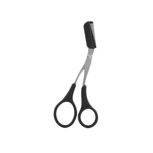 Karsyngirl 1Pcs Safe Eyebrow Trimmer Stainless Steel Eyebrow Scissors