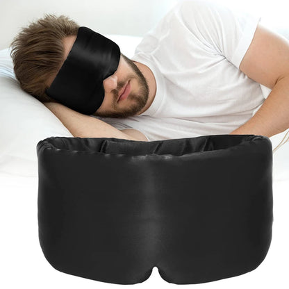 Adjustable Silk Sleep Mask for Side Sleeper,Eye Mask Sleeping for