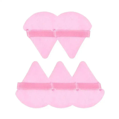 3/5/6 Pcs Triangle Powder Puff For Loose Powder Liquid Cosmetic Soft