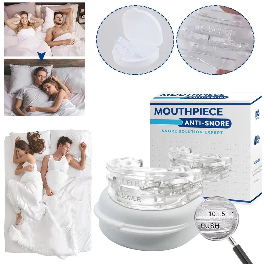 Anti Snoring Mouth Guard Adjustable Anti-Snoring Mouthpiece Sleeping