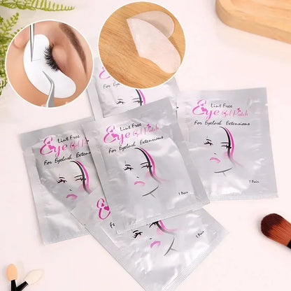 50Pairs Eyelash Pad Gel Patch Grafting Eyelashes Under Eye Patches For