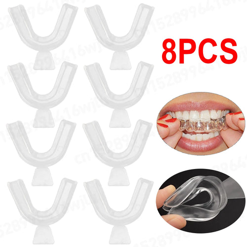 1/4/8pcs Anti Snoring Bruxism Sleeping Mouth Guard Tray Stop Teeth