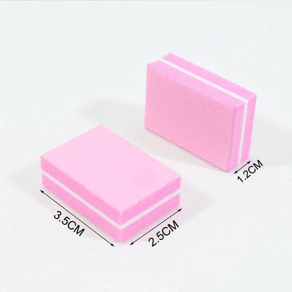 Nail Art Buffer Polish 50-10Pcs Mini Buffing Sanding Files Block