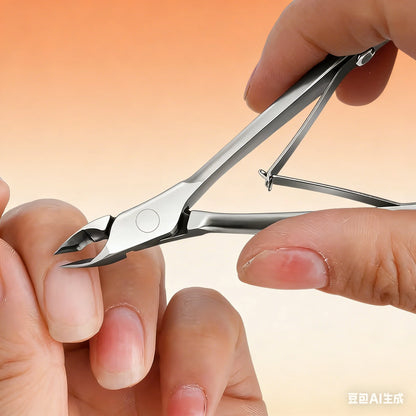 Professional Cuticle Scissors - for Dead Light Beige and Old,