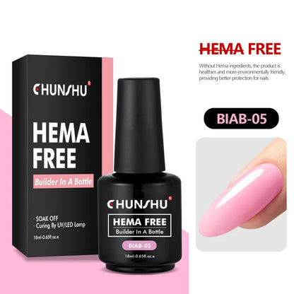CHUNSHU Hema FREE Construction UV Gel 18ml Builder Nail Gel In A