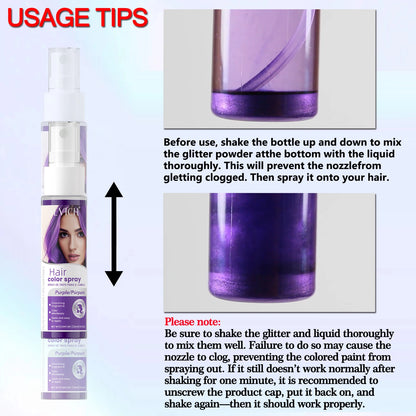 8 Colors Hair Color Spray Temporary Hair Colour Spray Disposable Hair