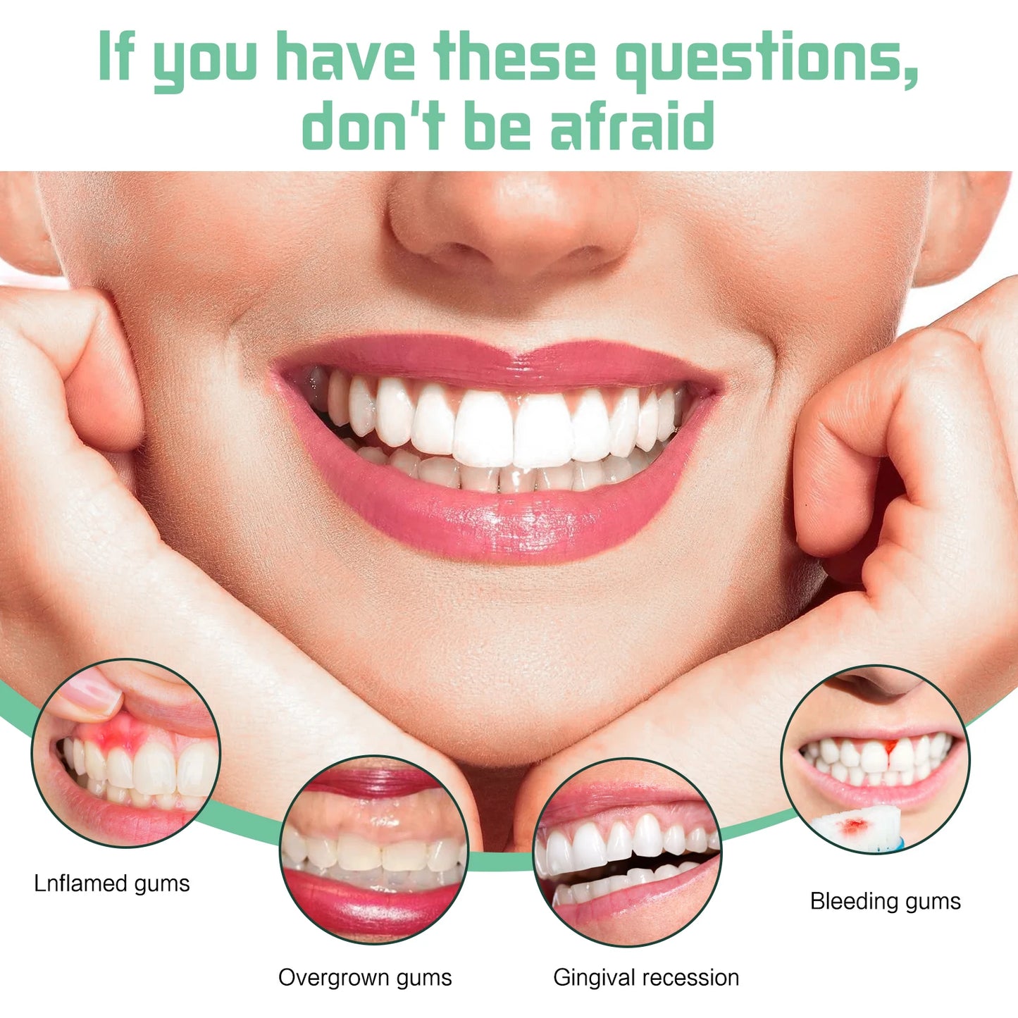 Gum Repair Drops Relieve Receding Gingival Swelling Gum Cleaning Care
