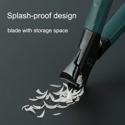 Anti-splash Nail Clipper Stainless Steel Fake Nails Cutter Trimmer