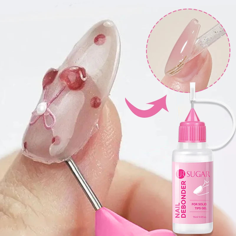 UR SUGAR 15ml Remover For Solid Tips Gel False Nail Tips Solid