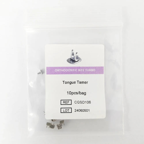 10pcs/Pack Dental Orthodontic Lingual Button Bottom Bondable Metal