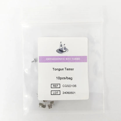 10pcs/Pack Dental Orthodontic Lingual Button Bottom Bondable Metal