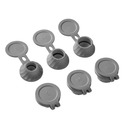 Bottle Emptying Caps, 3/6pcs Adapters Transfer Connector, 3 Sizes