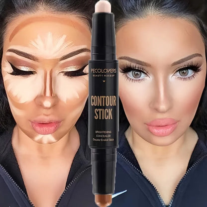 Contouring Stick with Double-headed Concealer Highlighter for