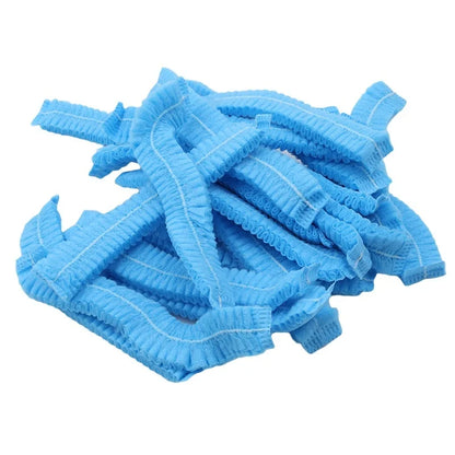 100 PCS Disposable Microblading Non Woven Fabric Makeup Hair Net Cap