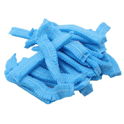 100 PCS Disposable Microblading Non Woven Fabric Makeup Hair Net Cap