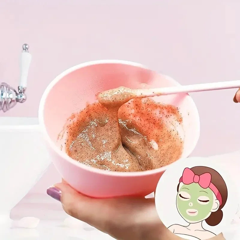 Face Mask Mixing Bowl Set Facial Skin Care Tools Kit Silicone Mask
